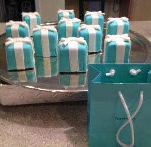 tiffany mini cakes